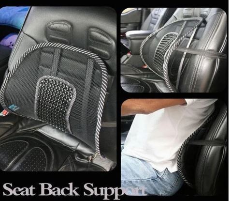 Lumbar Support Back Cushion for Car Seat & Office Chair