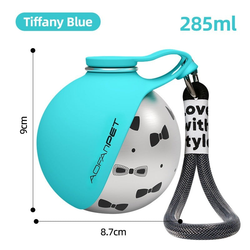 Portable Dog Water Bottle with Bowl & Waste Bag Dispenser