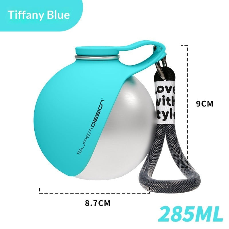 Portable Dog Water Bottle with Bowl & Waste Bag Dispenser