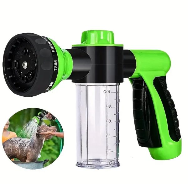 Puppy Pamper Power Wash: 8-in-1 Sprayer & Grooming Kit