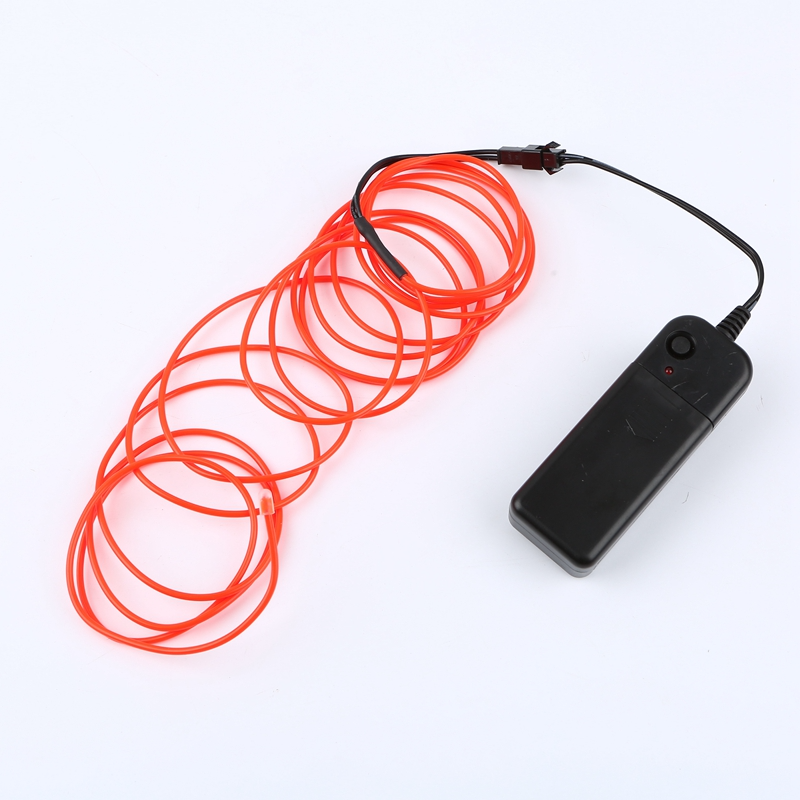 EL Wire Neon Glow Light – Flexible LED String Rope for Car, Party & DIY Decor