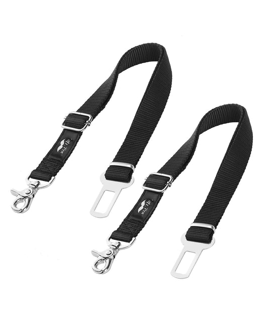 Adjustable Dog Car Seat Belt – 2-Pack Dog Seatbelt Harness for All Vehicles