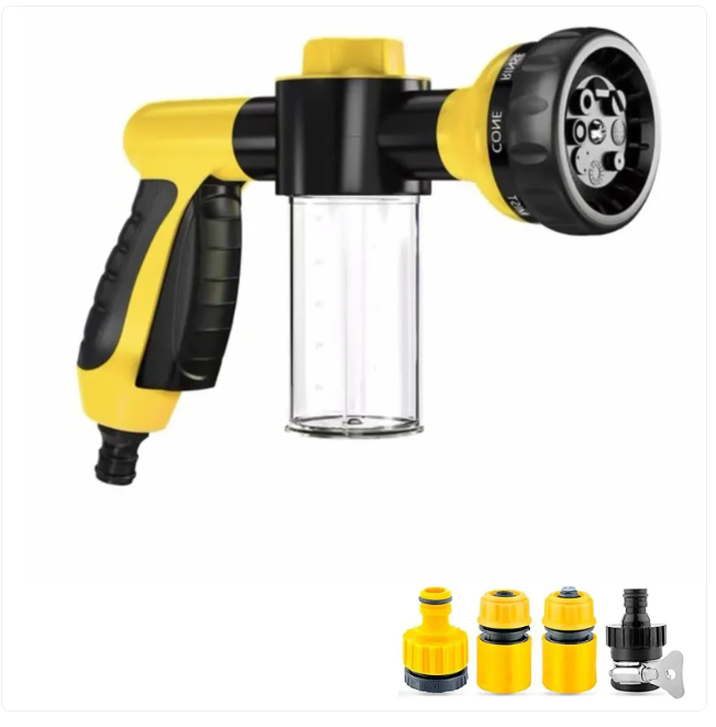 Puppy Pamper Power Wash: 8-in-1 Sprayer & Grooming Kit